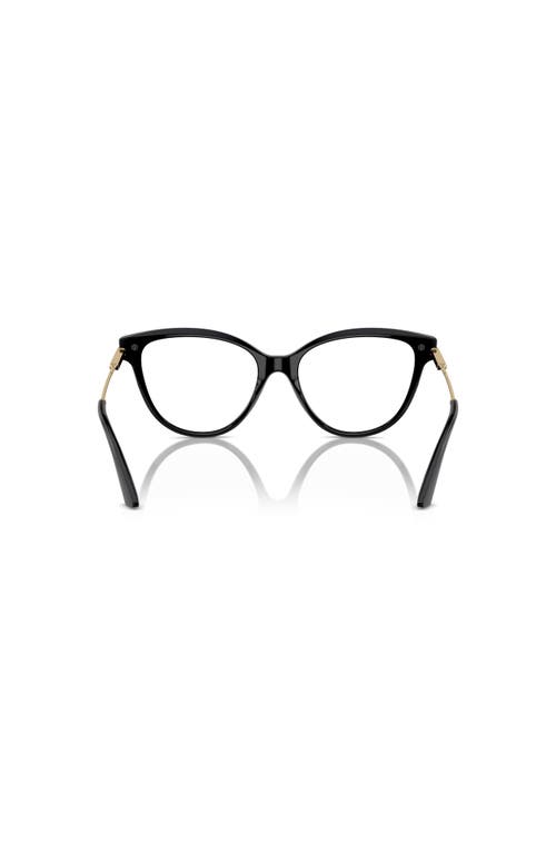Jimmy Choo 54mm Cat Eye Optical Glasses In Black