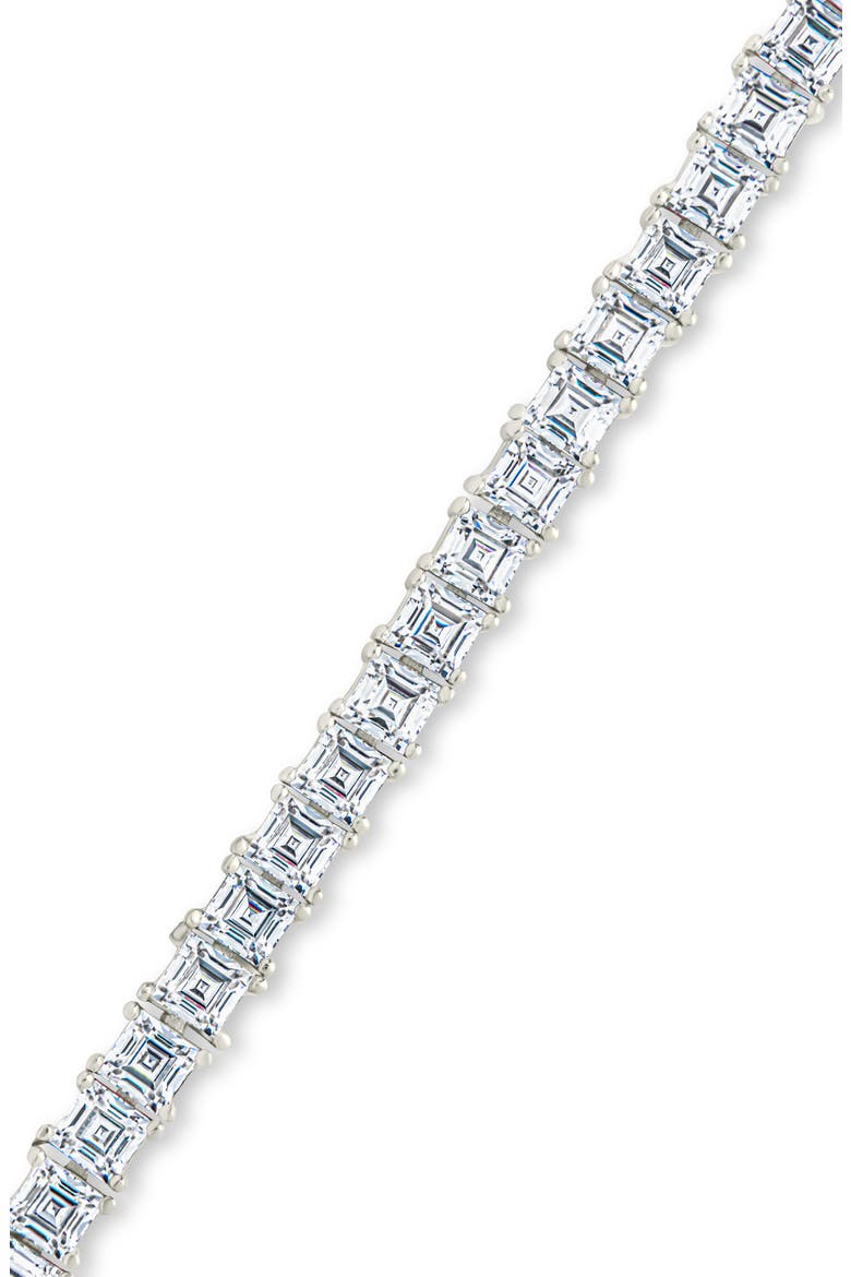 Brette Cubic Zirconia Tennis Bracelet, Alternate, color, SILVER