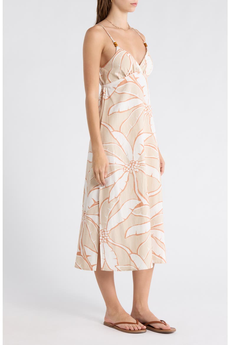 Tropic Breeze Midi Sundress, Alternate, color, STONE