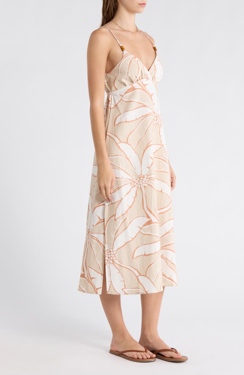 Billabong Tropic Breeze Midi Sundress, Alternate, color, Stone