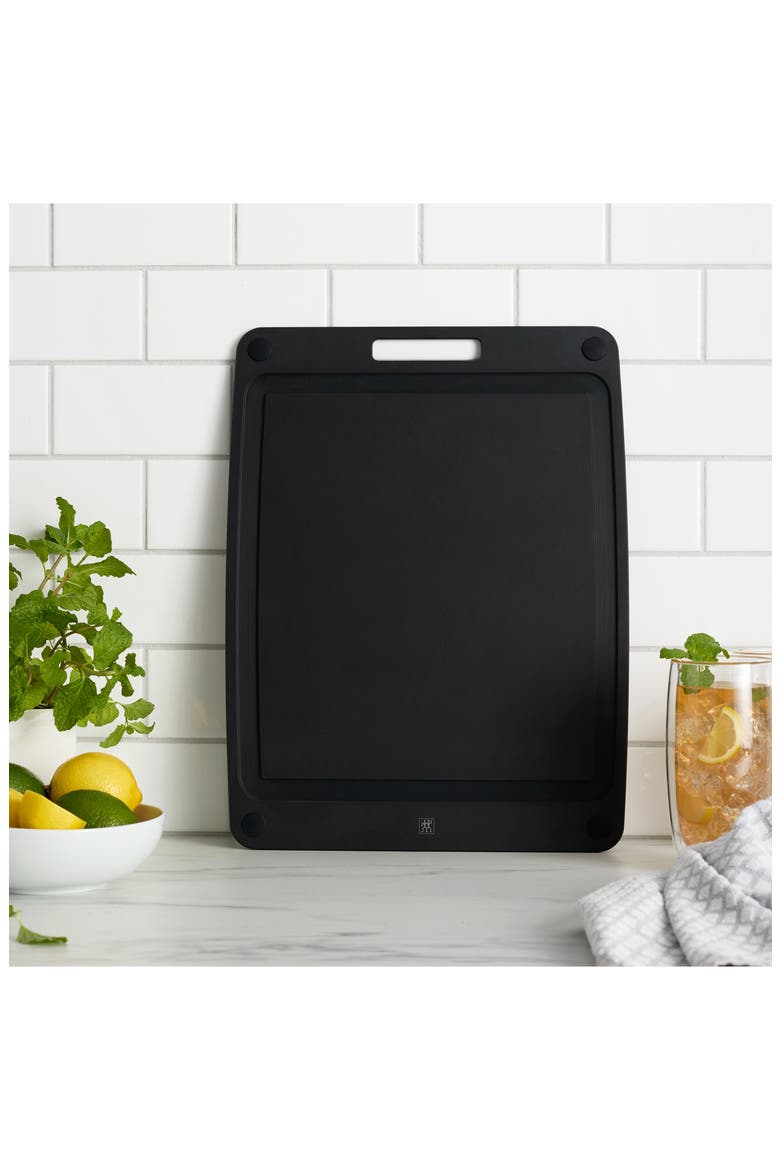 Nonslip Plant Fiber Cutting Board, Alternate, color, SLATE
