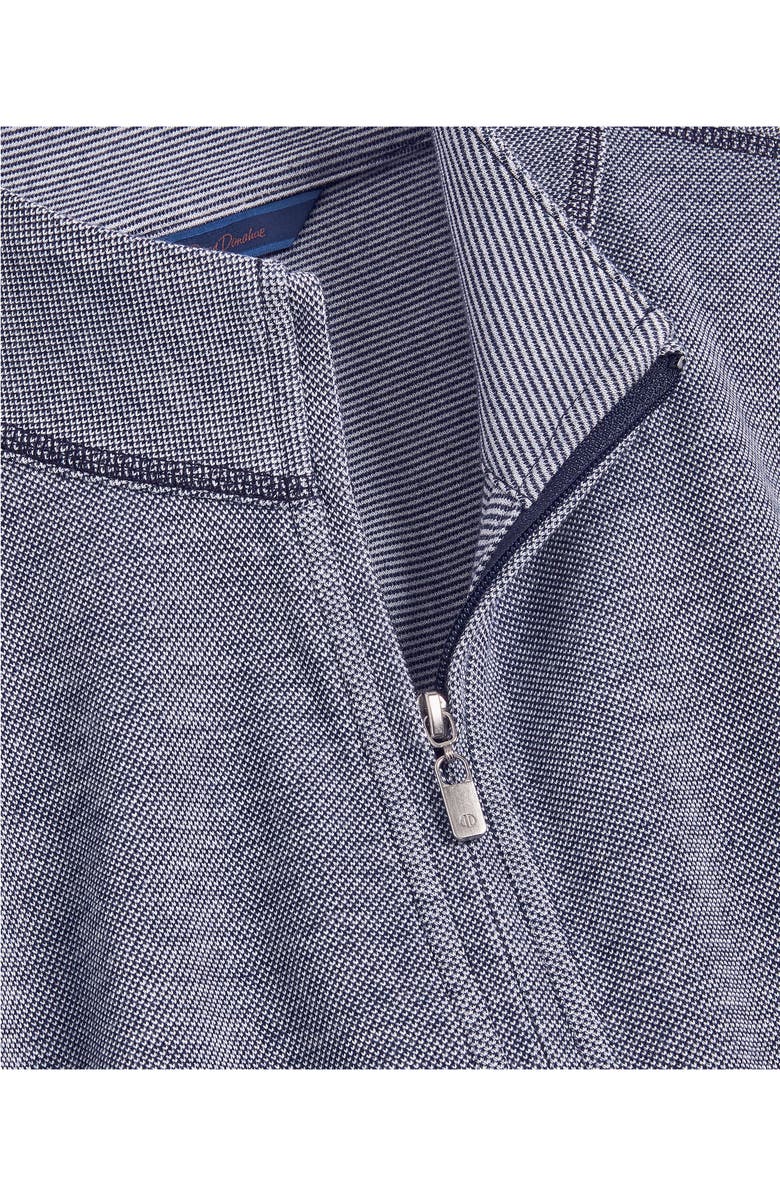 David Donahue Cotton Blend Zip-Up Jacket, Alternate, color,