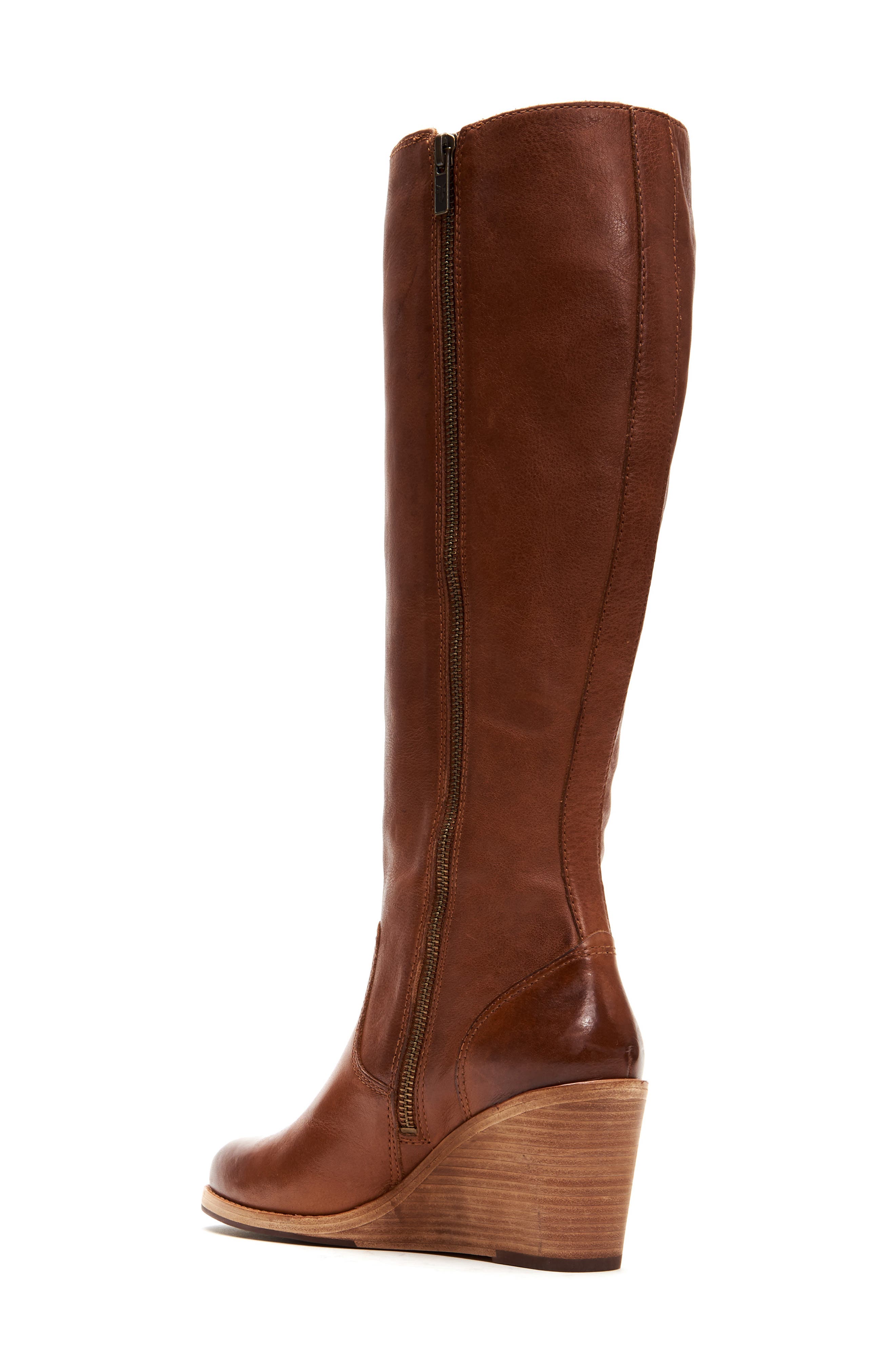 Frye Emma Knee High Wedge Boot, Alternate, color, 