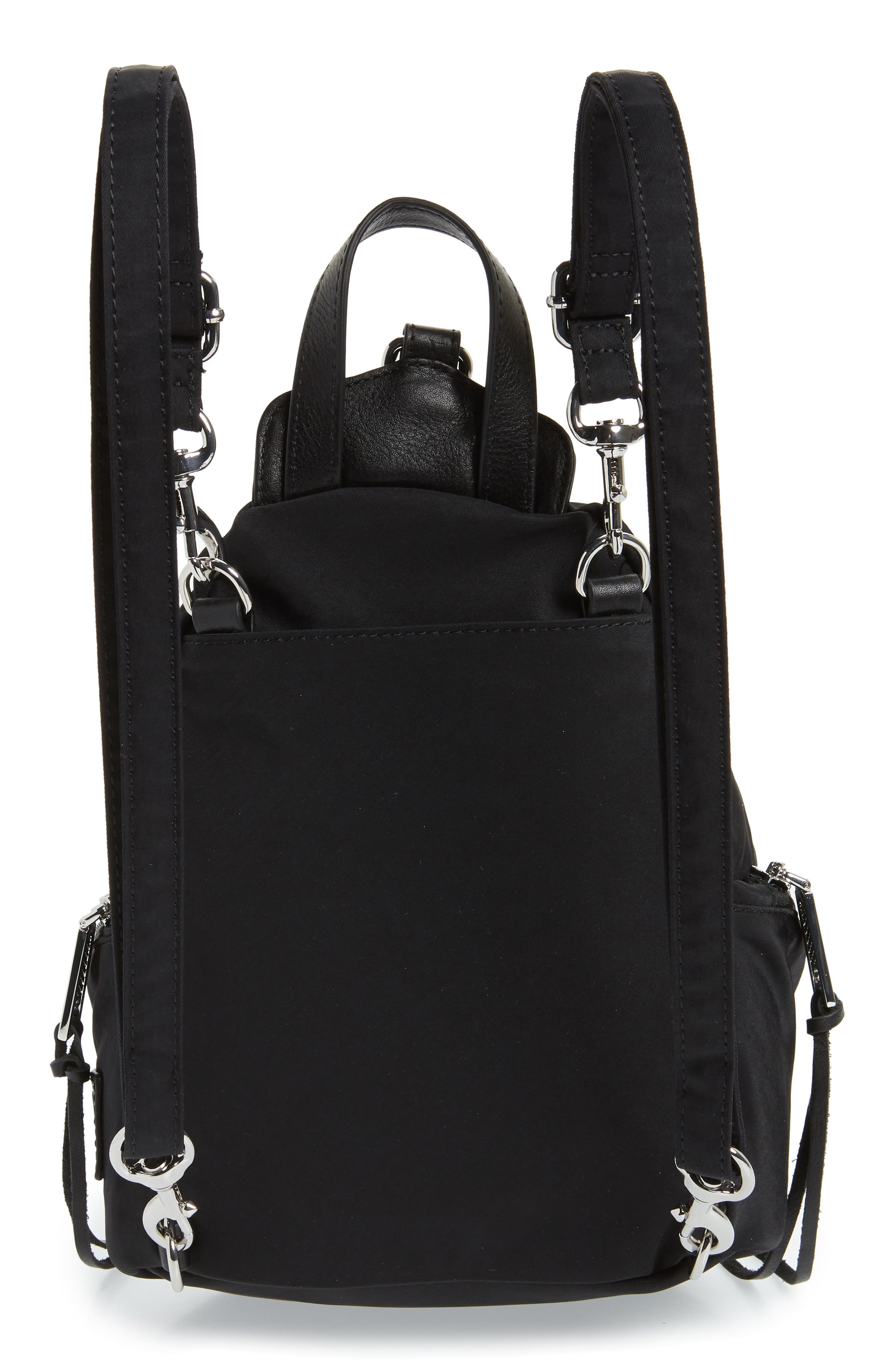 Rebecca Minkoff Mini Julian Nylon Convertible Backpack, Alternate, color, 