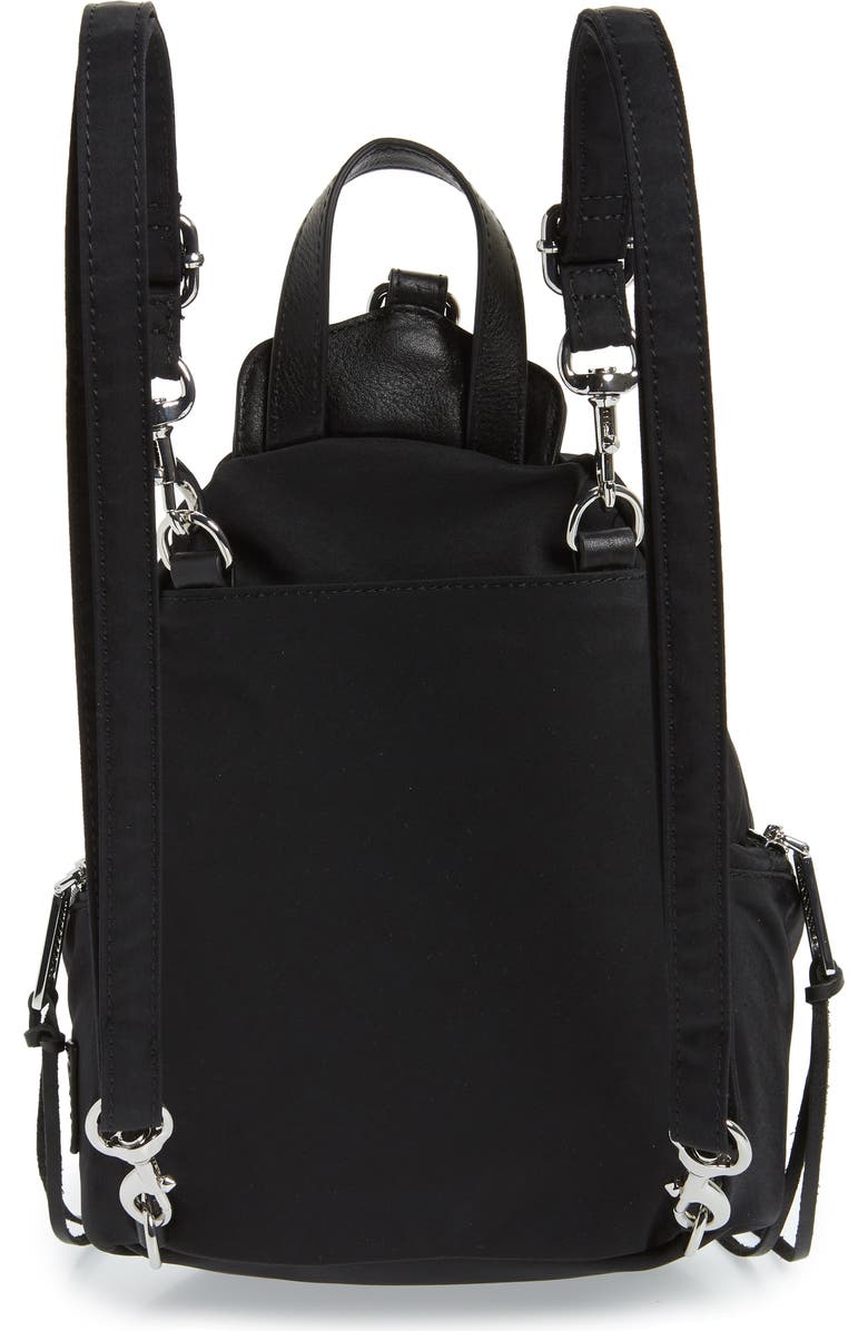 Rebecca Minkoff Mini Julian Nylon Convertible Backpack, Alternate, color,