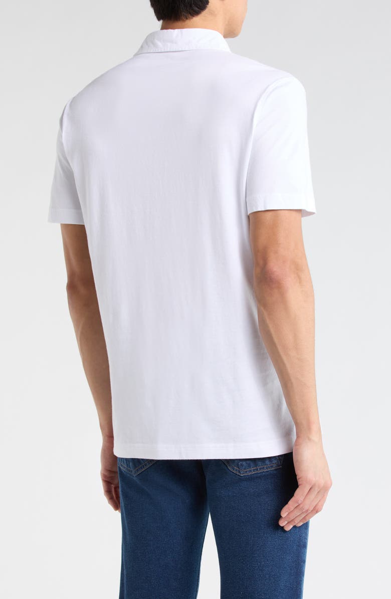 AG Bryce Stretch Cotton Polo, Alternate, color, True White