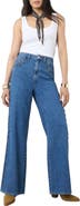 MINT VELVET Swirl Detail Wide Jeans
