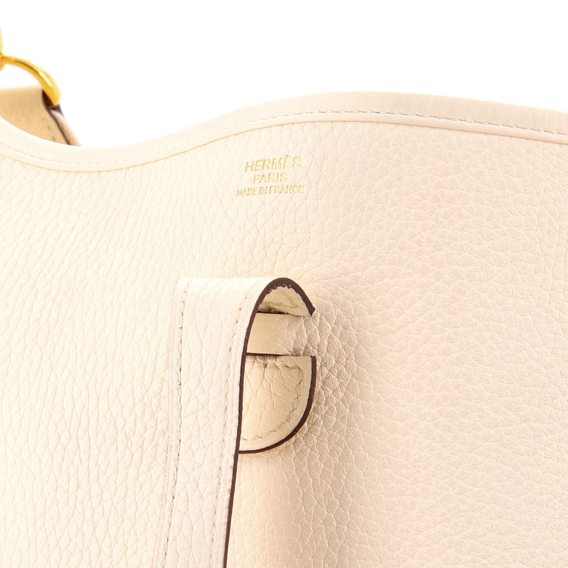 Pre-Owned Hermes Evelyne Bag Gen III Clemence PM, Alternate, color, Nata