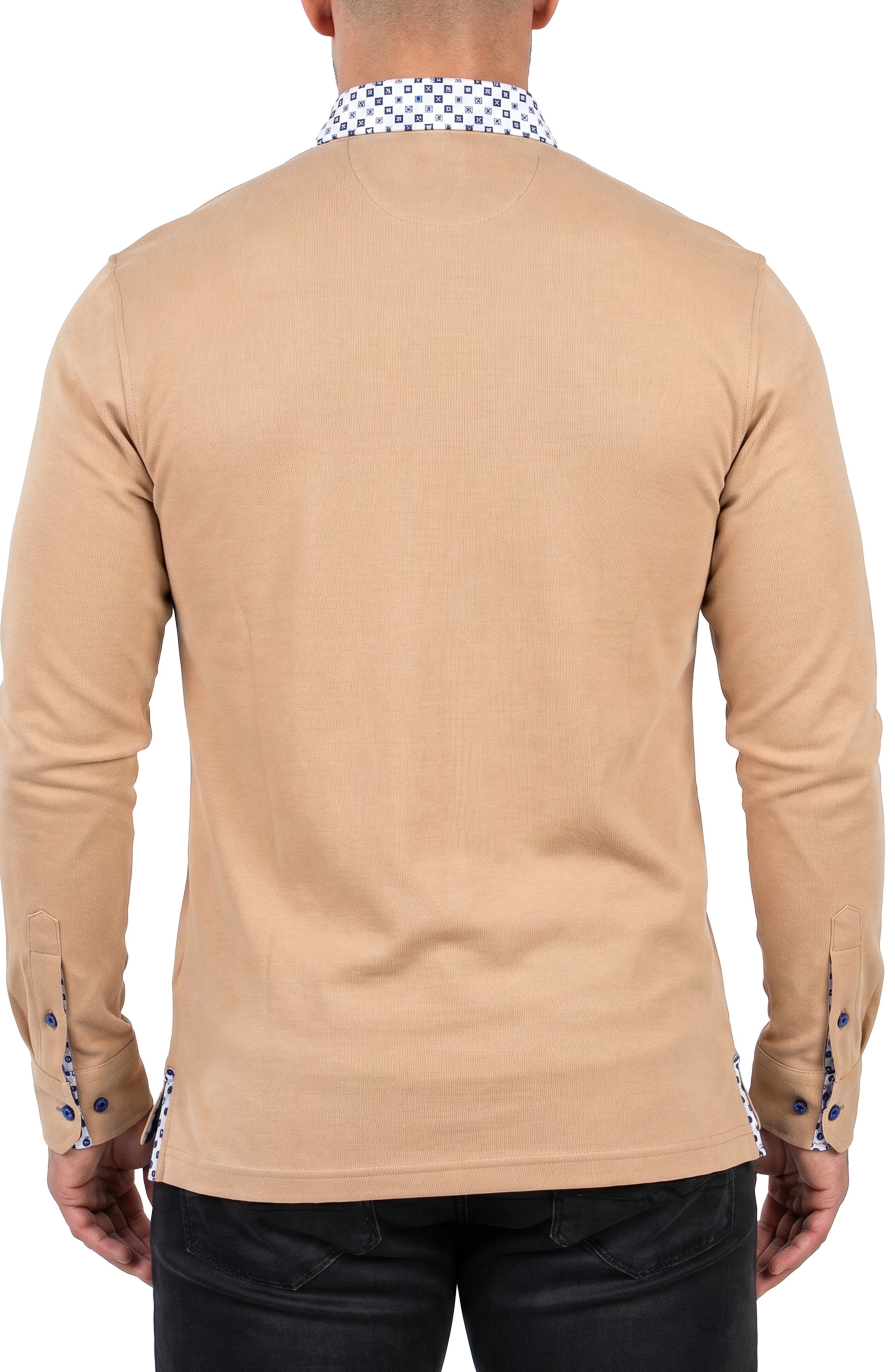 Maceoo Newton Long Sleeve Polo (Men) | Nordstrom