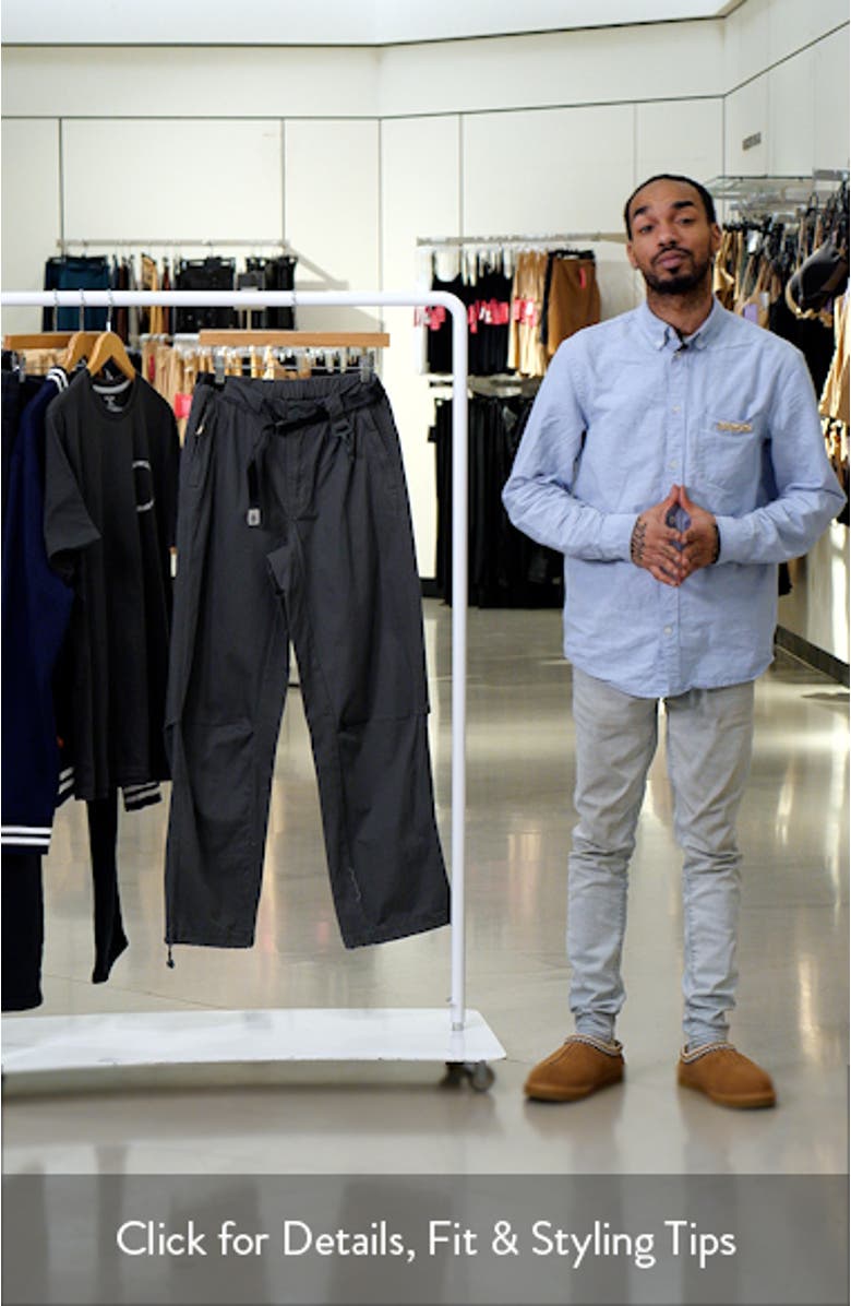 Belted Cotton Pants, sales video thumbnail