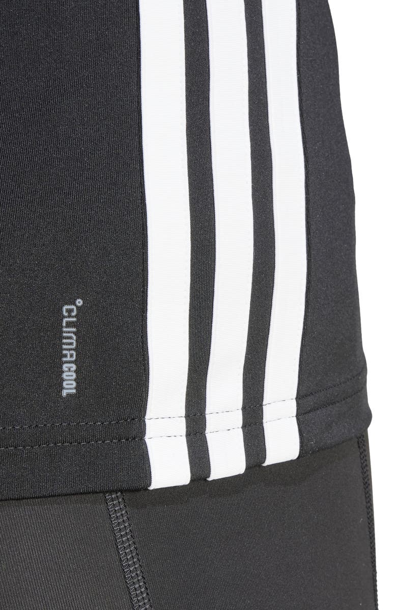 adidas Essentials Long Sleeve 3-Stripes Workout Top, Alternate, color,