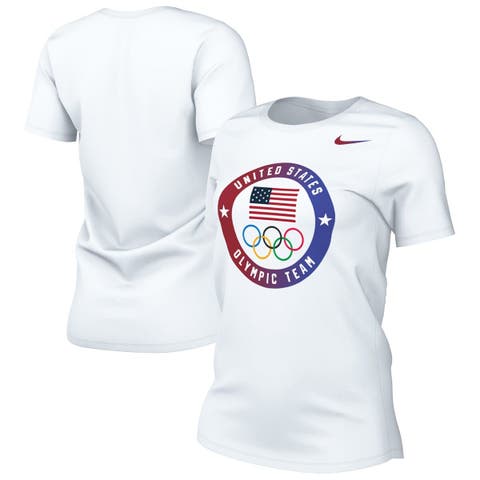 Women's Nike ACG  White Team USA Puck T-Shirt
