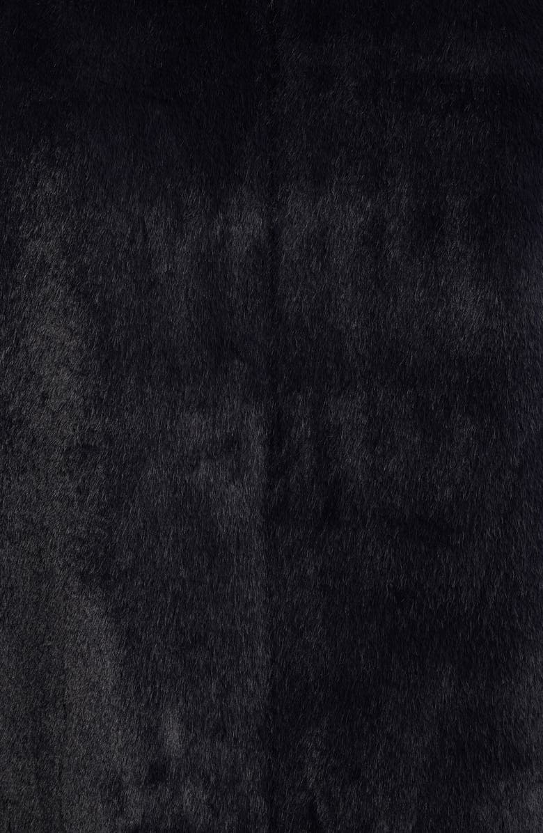 MICHAEL Michael Kors Double Breasted Faux Fur Coat, Alternate, color, 