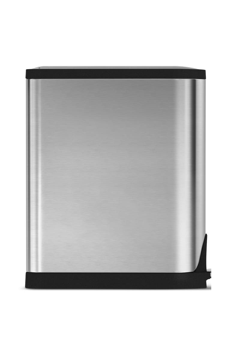 simplehuman 45L butterfly step can, Alternate, color, Brushed