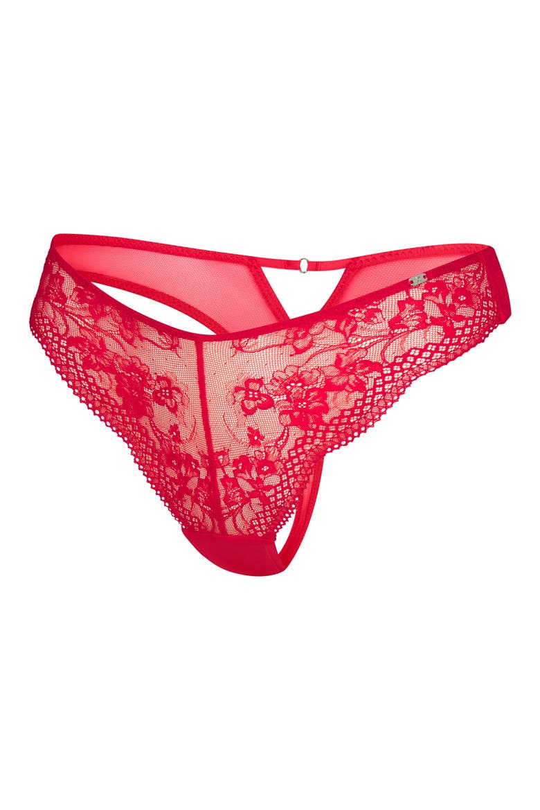 Rose Delivery Thong, Main, color, TIMELESS RED