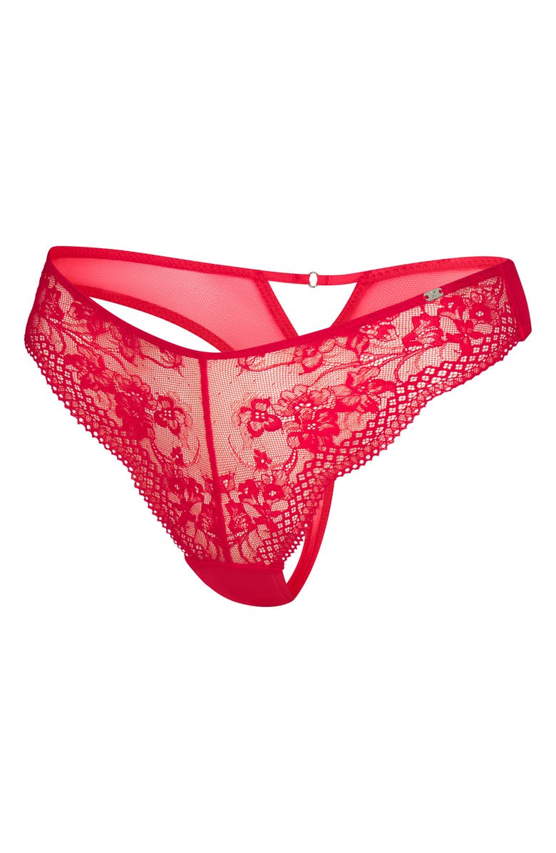 SAVAGE X FENTY Rose Delivery Thong, Main, color, Timeless Red