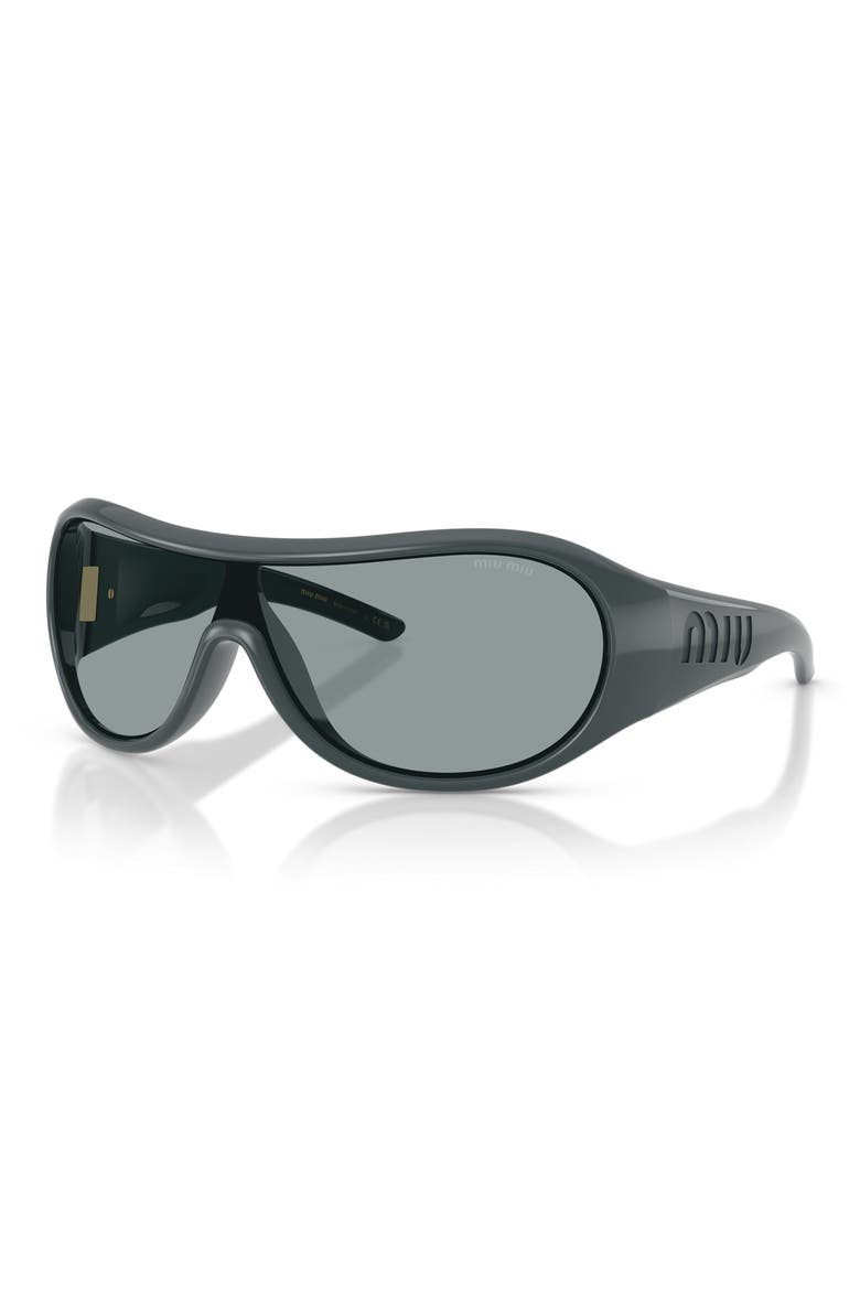 Runway Irregular Sunglasses, Alternate, color, GREY / DARK GREY