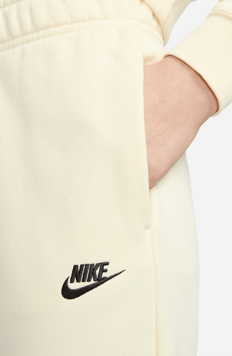 Nike Sportswear Club Fleece Joggers, Alternate, color, Coconut Milk/ Black