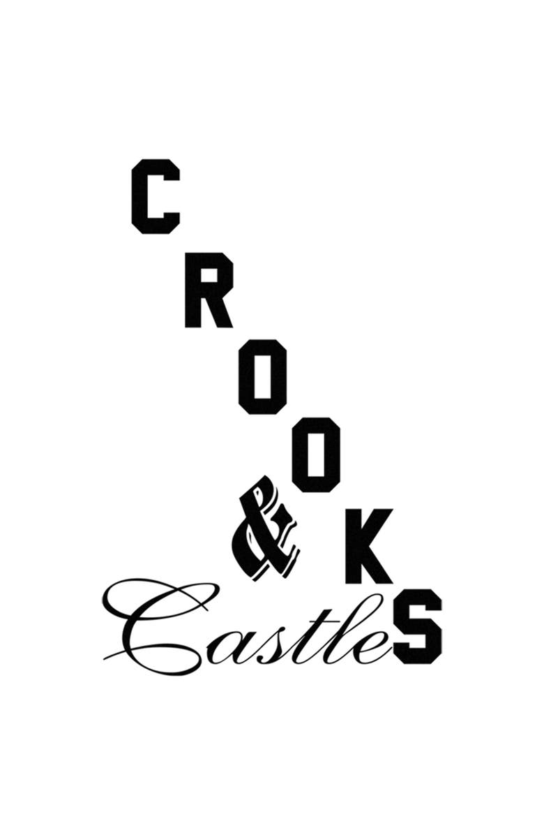 Crooks & Castles Men's Crooks & Castles Big Bold Logo  Graphic T-Shirt, Alternate, color, White