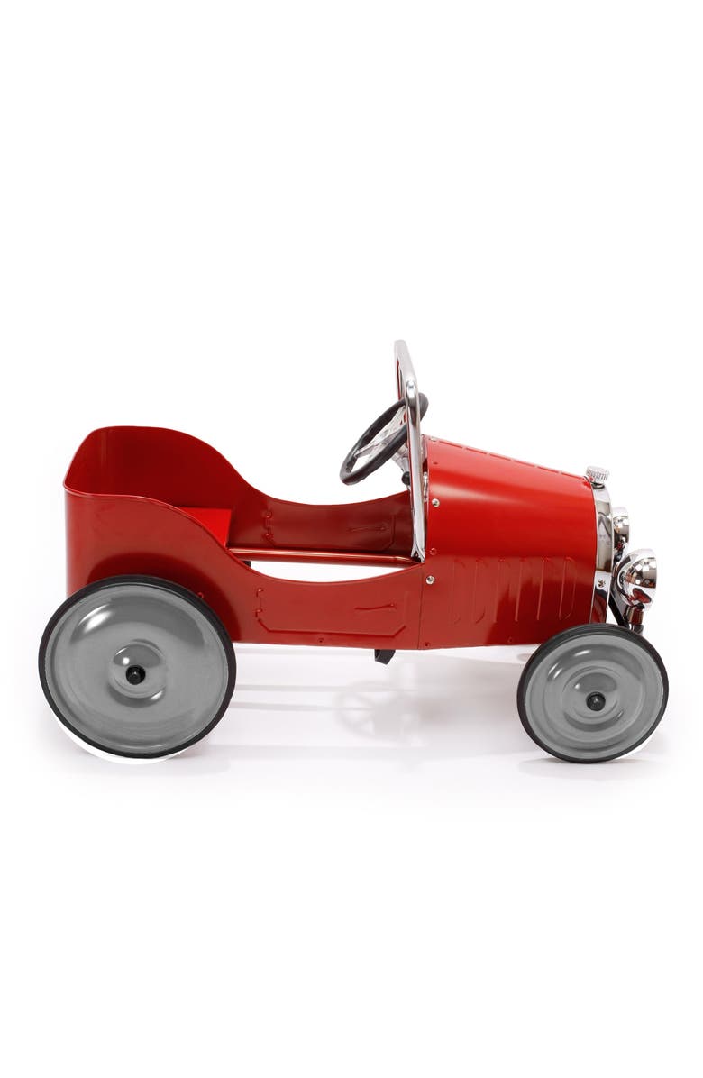 Baghera Classic Pedal Car Ride-On, Alternate, color, Glossy Red