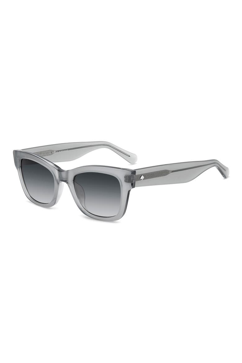 aimee 50mm gradient cat eye sunglasses, Alternate, color, GREY/ DARK GREY SF