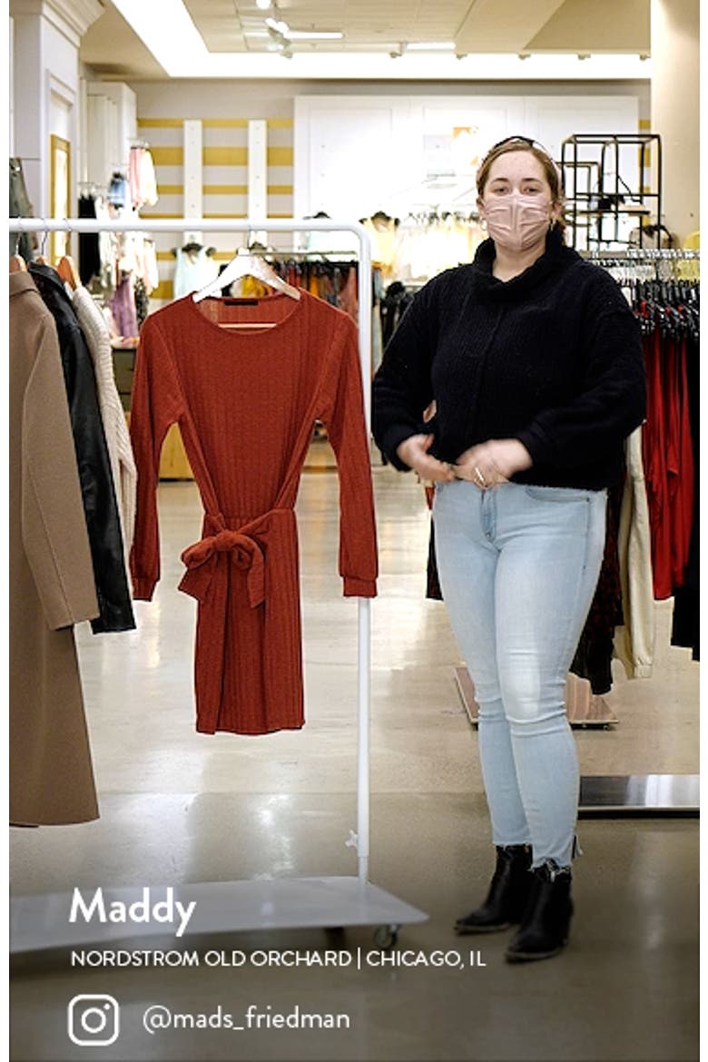 Tie Front Long Sleeve Dress video
