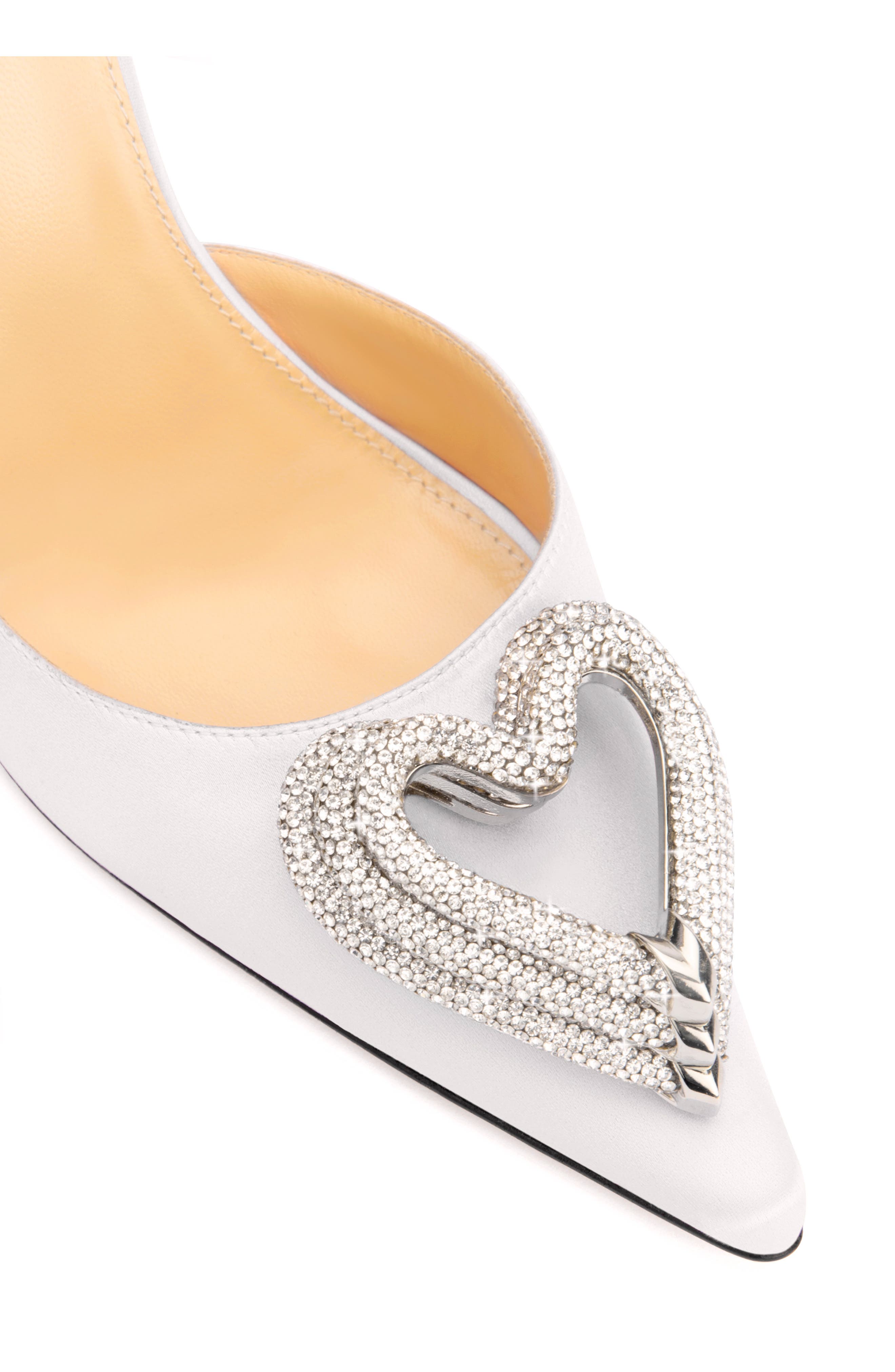 Mach & Mach Triple Heart Pointed Toe Pump, Alternate, color, 