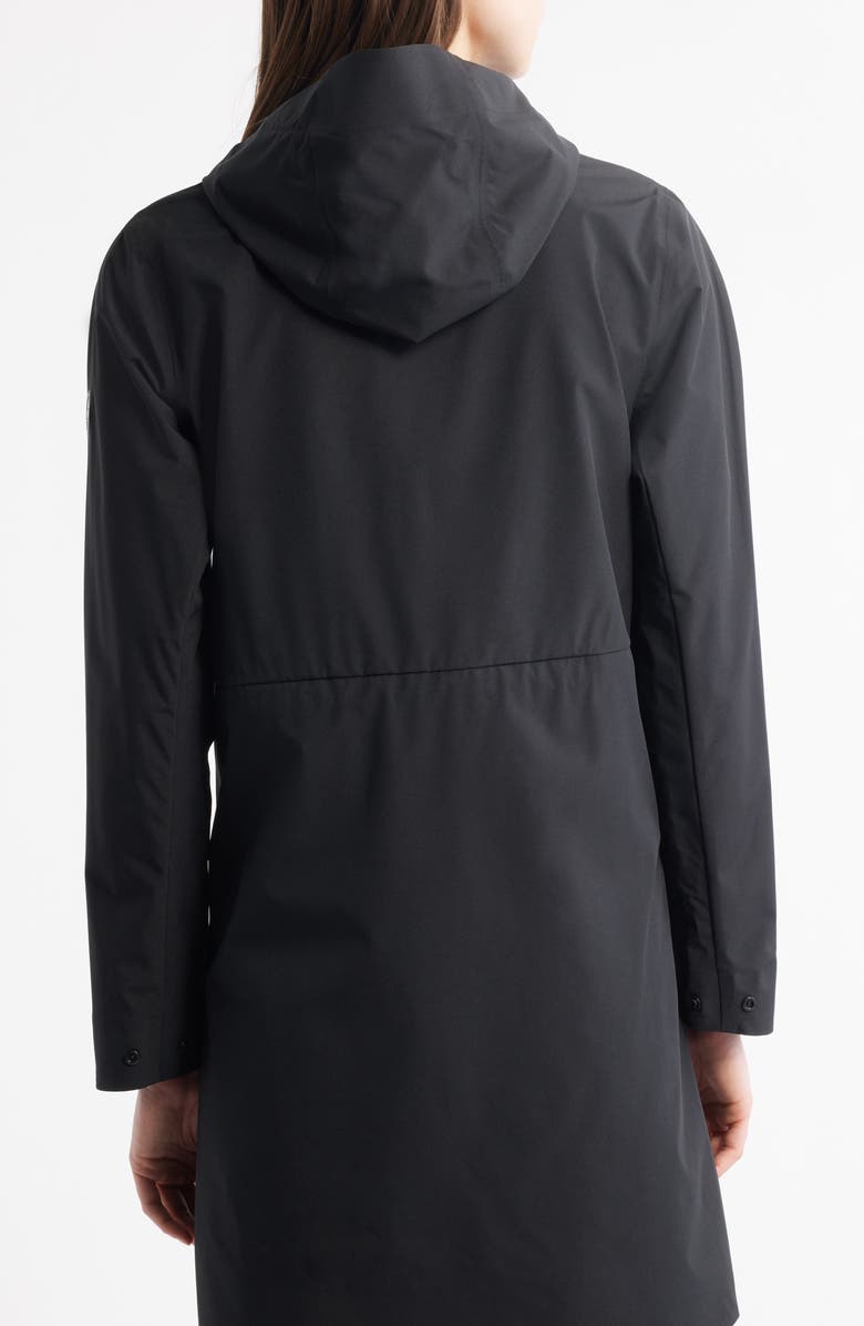 Save The Duck Maya Waterproof Hooded Raincoat, Alternate, color,