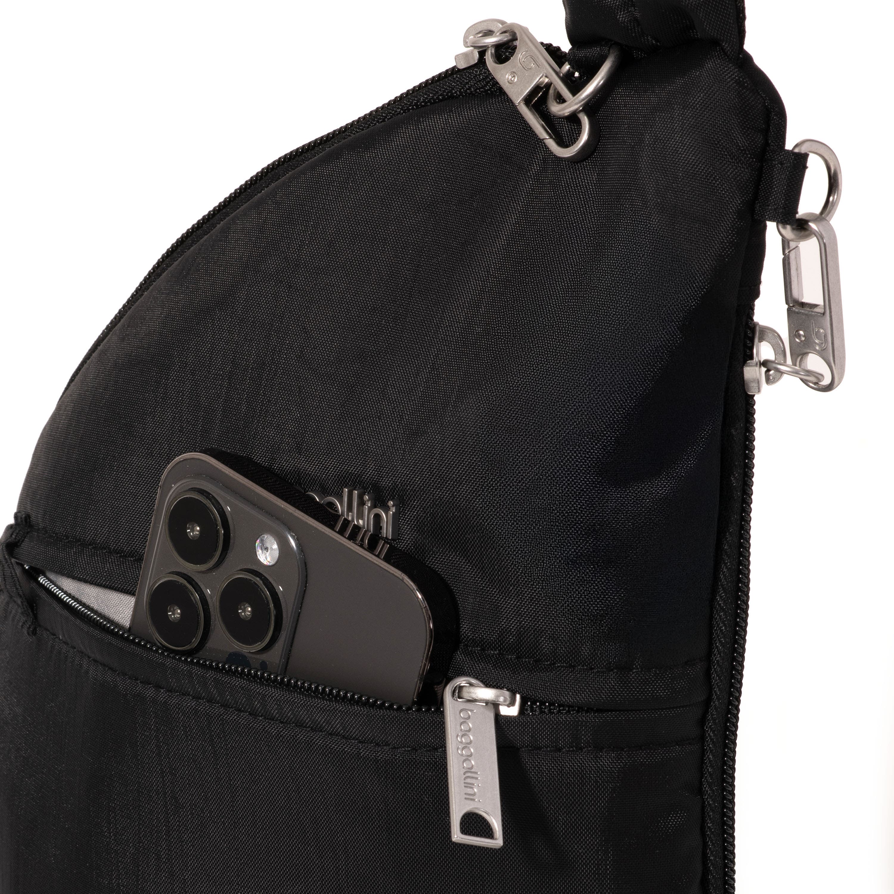 BAGGALLINI Securtex Anti-Theft Half Moon Sling, Alternate, color, 