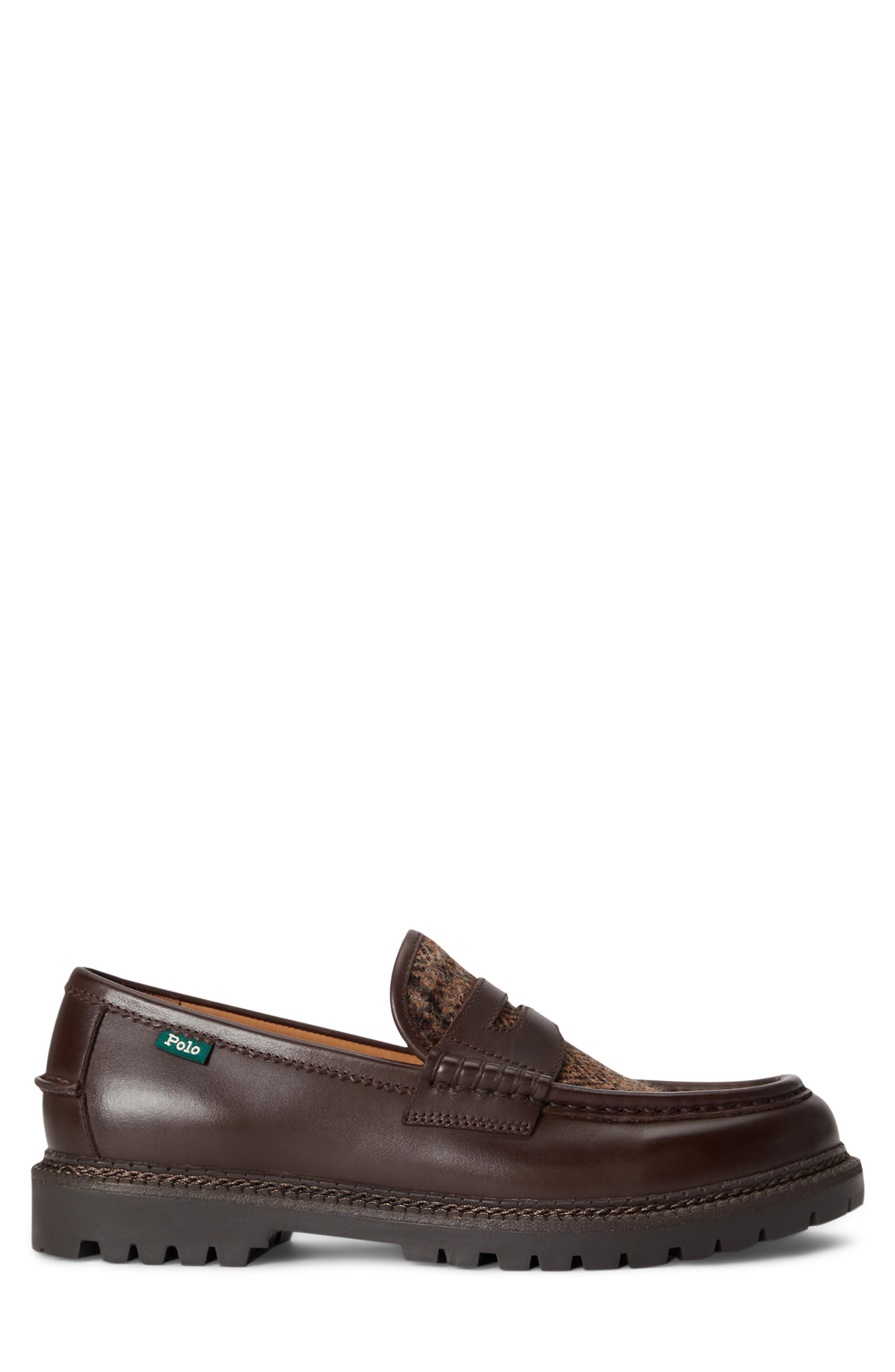 Jett Penny Loafer, Alternate, color, BROWN/ DARK BROWN