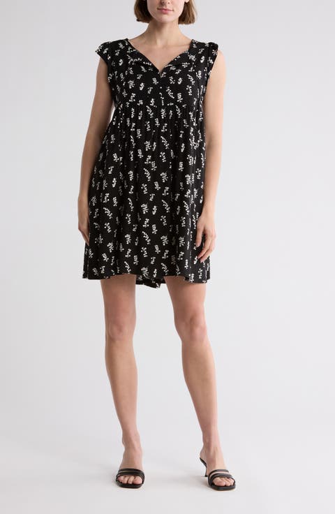 Flutter Sleeve Minidress