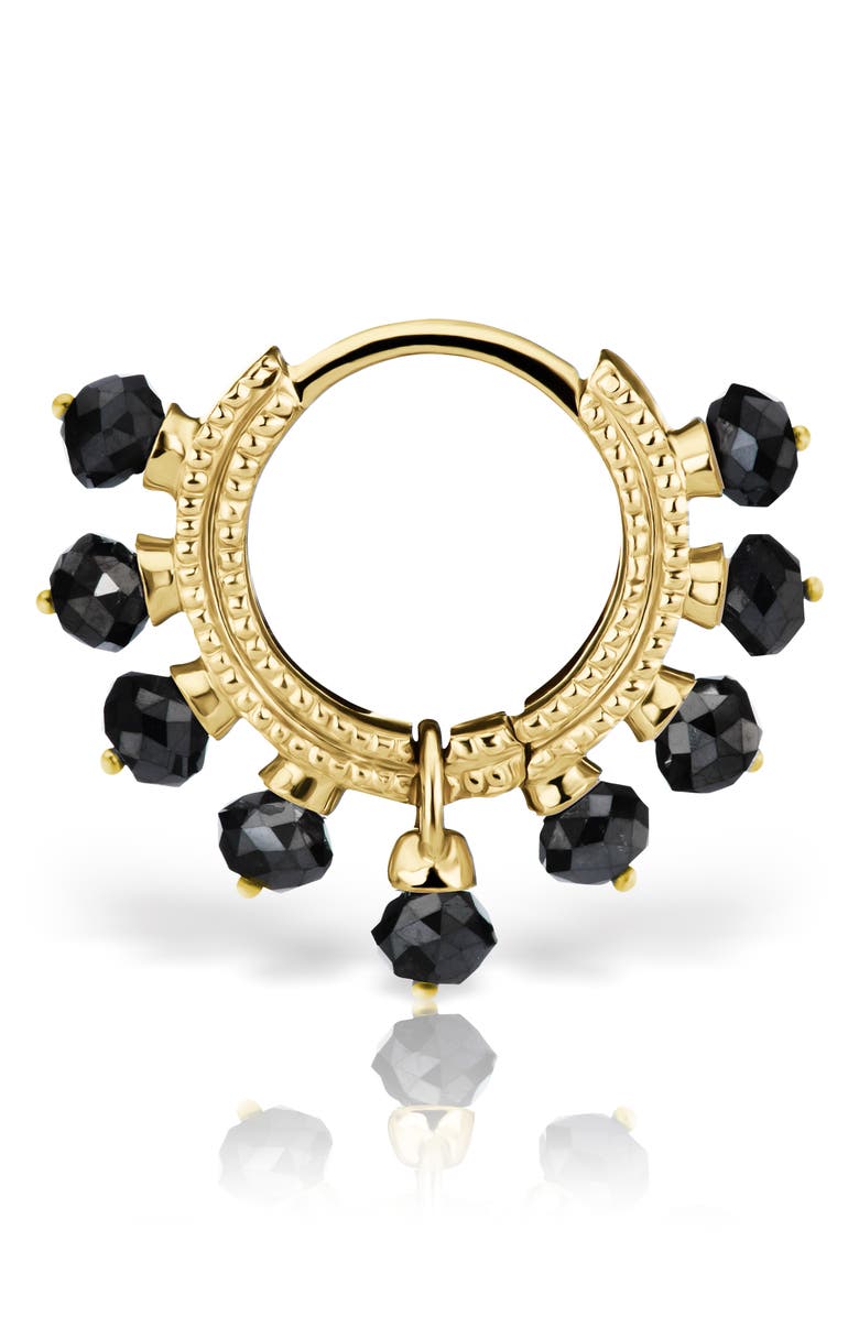 MARIA TASH Coronet Black Diamond Earring, Main, color, 