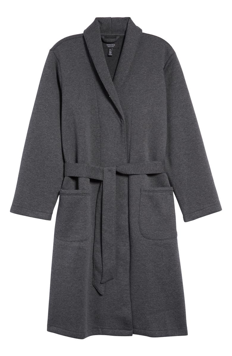 NORDSTROM MEN'S SHOP Piqué Robe, Alternate, color, 