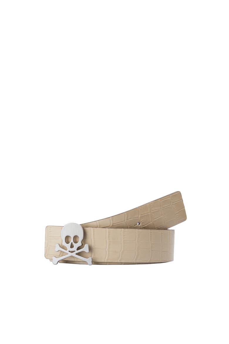 Reversible Leather Belt, Main, color, OffWhiteTaupe