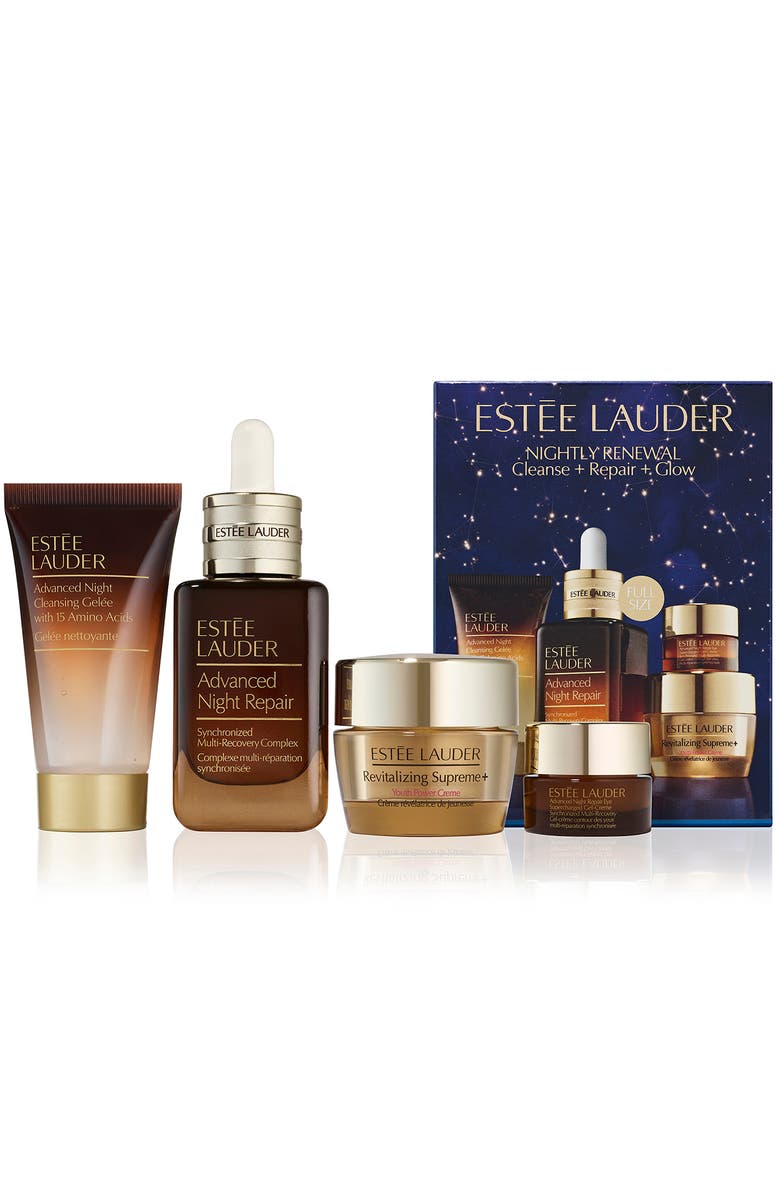 Estée Lauder Nightly Renewal Set (Limited Edition) $197 Value, Main, color,