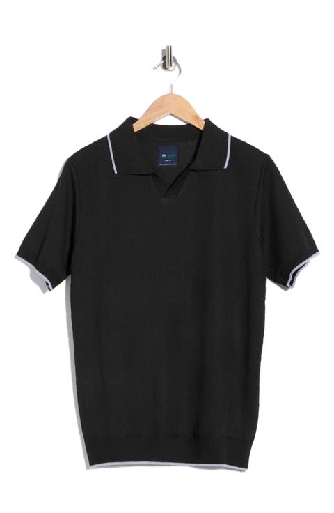 Johnny Collar Knit Polo Sweater