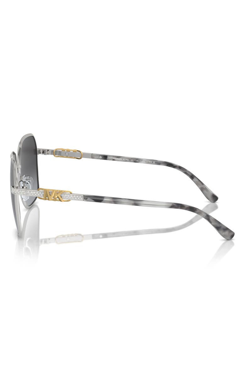 Michael Kors Cadiz 58mm Gradient Square Sunglasses, Alternate, color, 