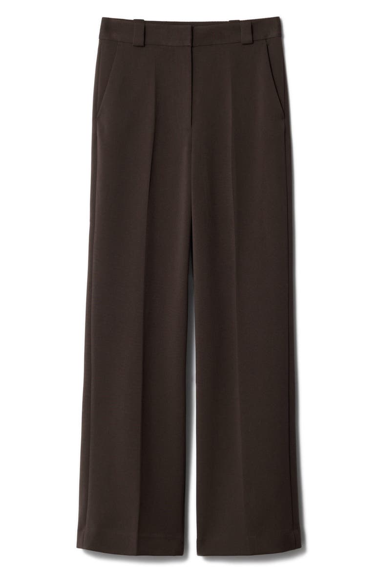 Press Crease Pants, Alternate, color, BROWN DARK