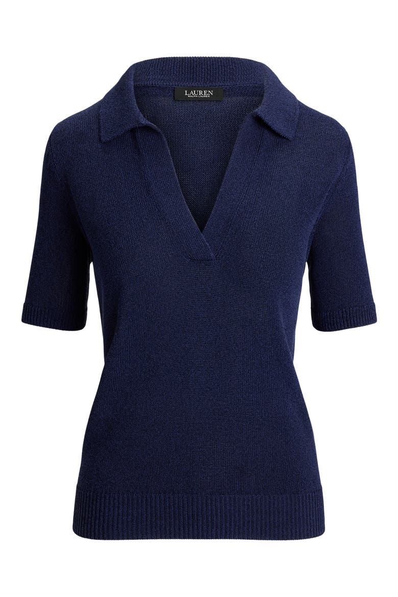 Radnor Polo Sweater, Alternate, color, REFINED NAVY BLUE
