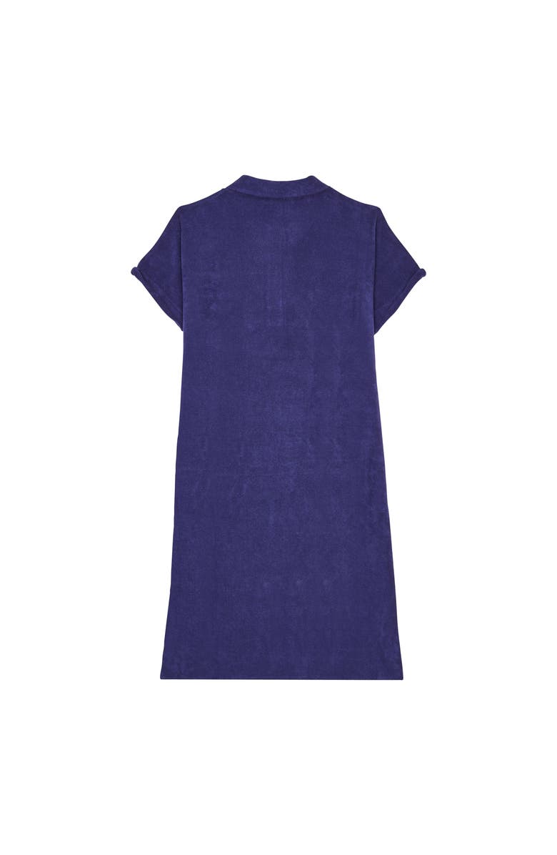 Vilebrequin Women's Solid Organic Terry Polo Dress, Alternate, color, Minuit
