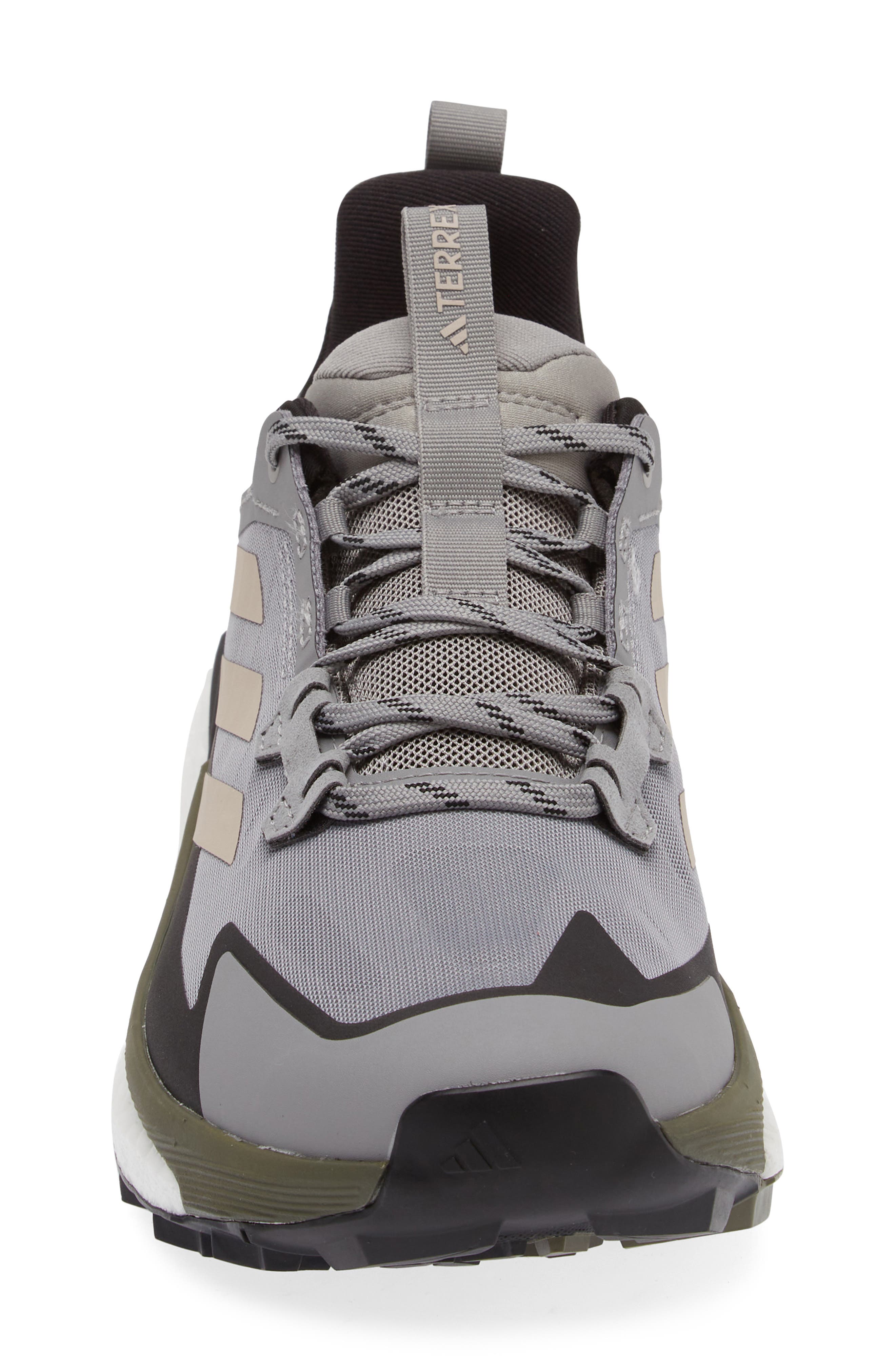 Terrex Free Hiker 2.0 Gore-Tex® Waterproof Hiking Shoe, Alternate, color, CHARCOAL GREY/ BLACK
