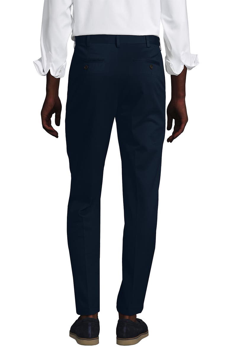 Lands' End Prehem Comfort Waist No Iron Chino Pants, Alternate, color, Radiant Navy