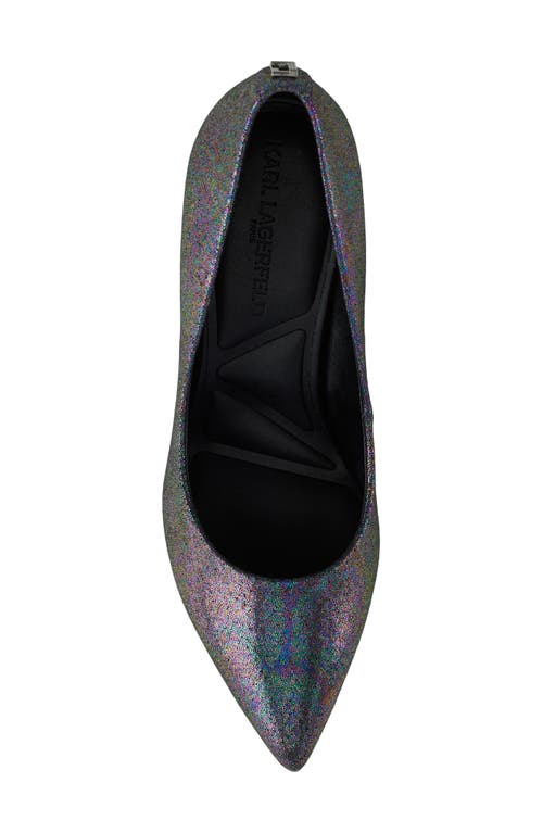 KARL LAGERFELD KARL LAGERFELD PARIS ROYALE POINTED TOE PUMP 