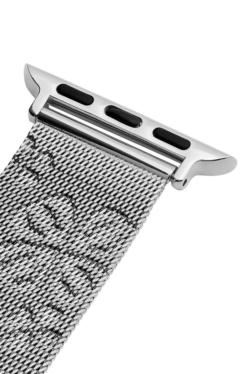 Olivia Burton Steel Mesh 20mm Apple Watch<sup>®</sup> Watchband, Alternate, color, 