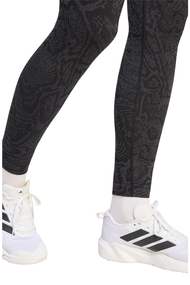 Seamless Knit Leggings, Alternate, color, BLACK/ CARBON