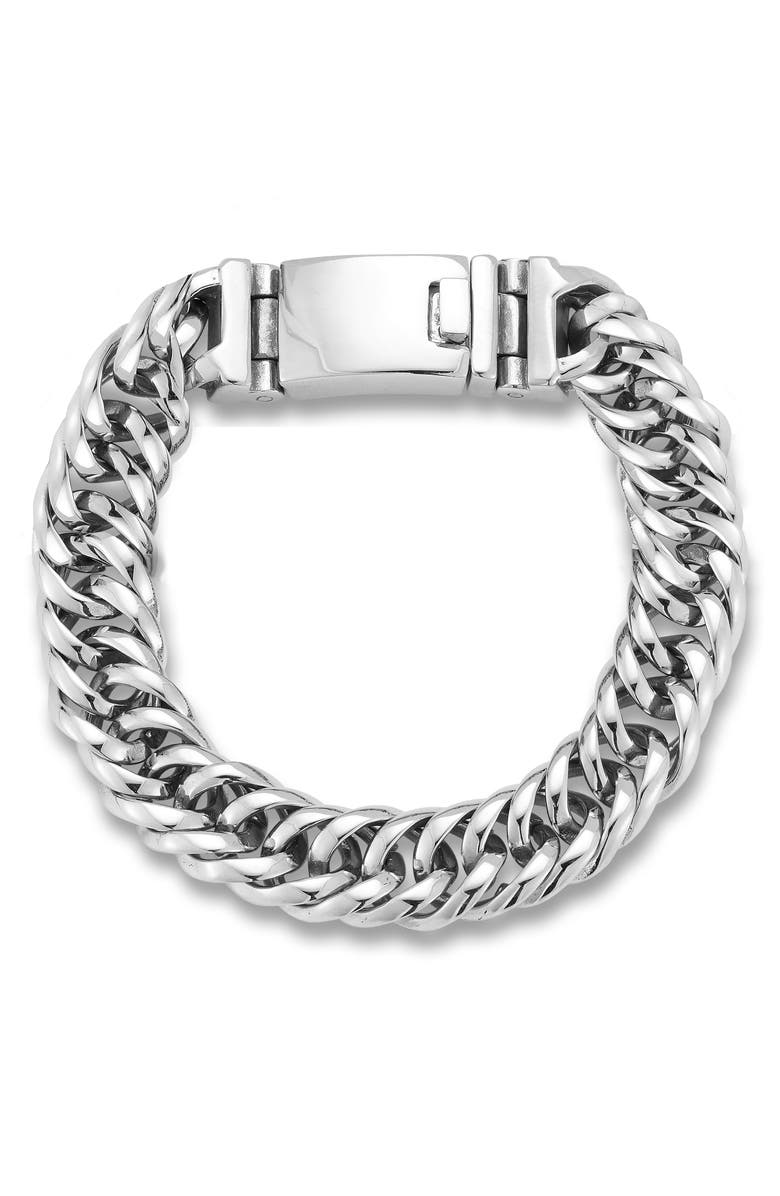 Yield of Men Men's Chunky Link Bracelet, Main, color, Silver