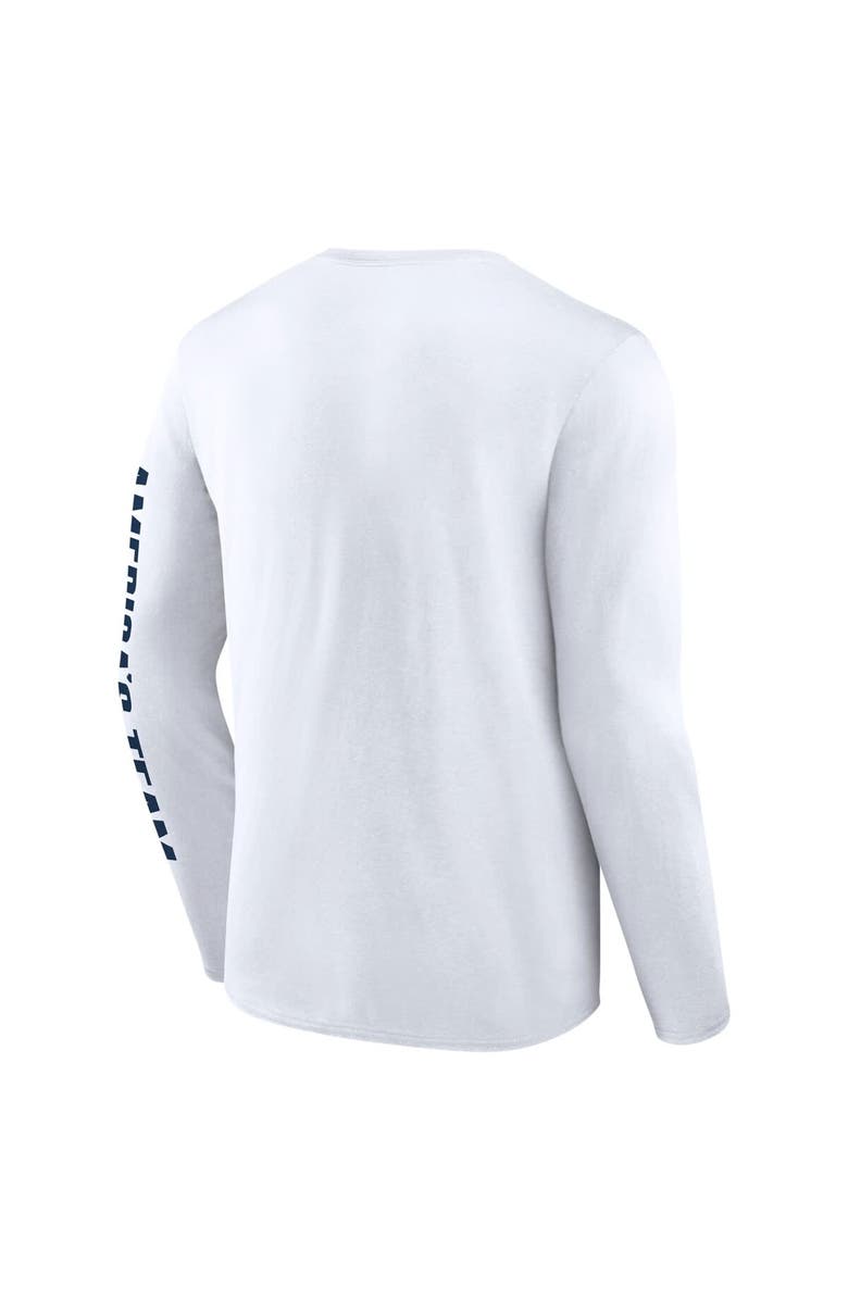 FANATICS Men's Fanatics White Dallas Cowboys Vision Long Sleeve T-Shirt, Alternate, color,