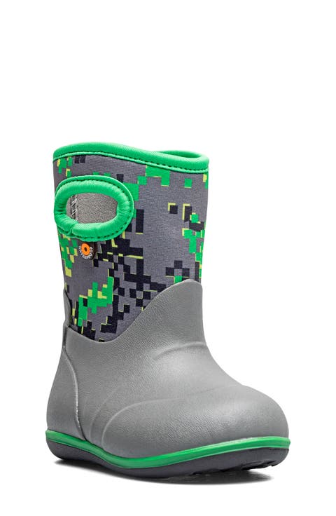 Kids' Classic Solid Waterproof Rain Boot