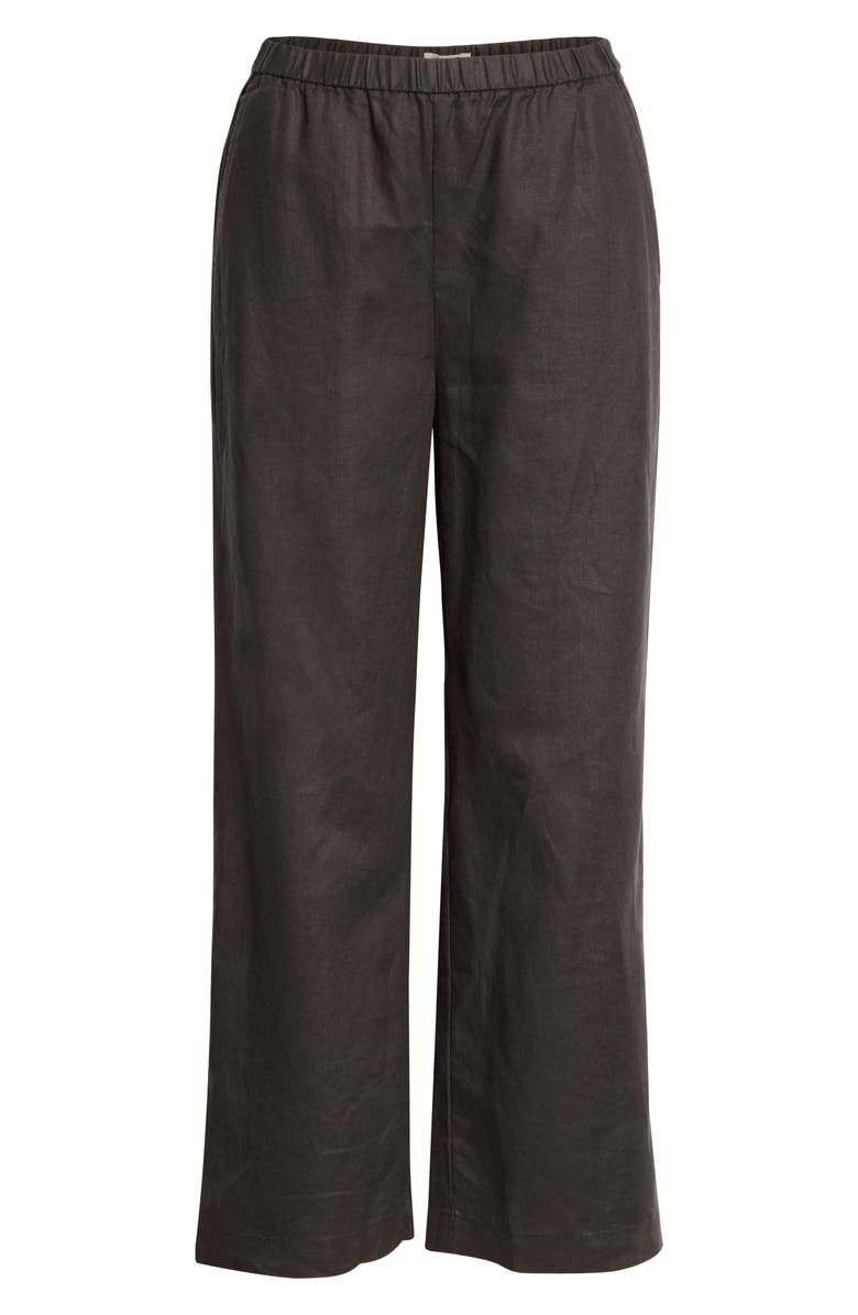 Eileen Fisher Straight Leg Organic Linen Ankle Pants, Alternate, color,