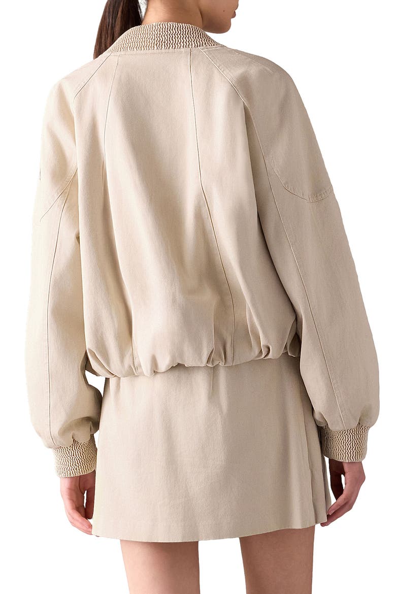 Cardin Cotton Jacket, Alternate, color, ALABASTER